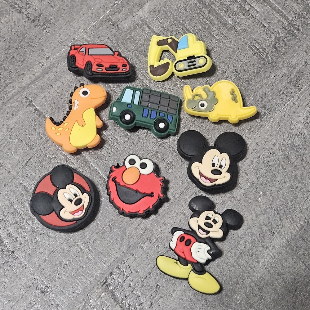 Character/Truck(s) Croc Charms Set